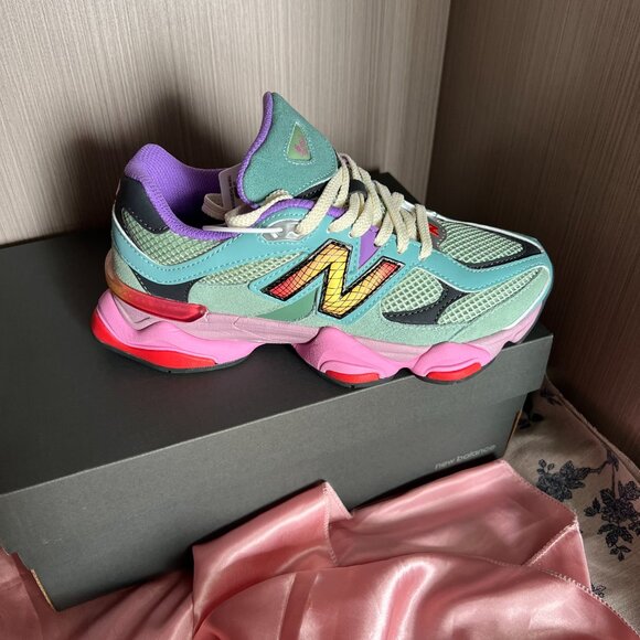 New Balance 9060 Warped Multicolor Sneakers - Picture 5 of 7